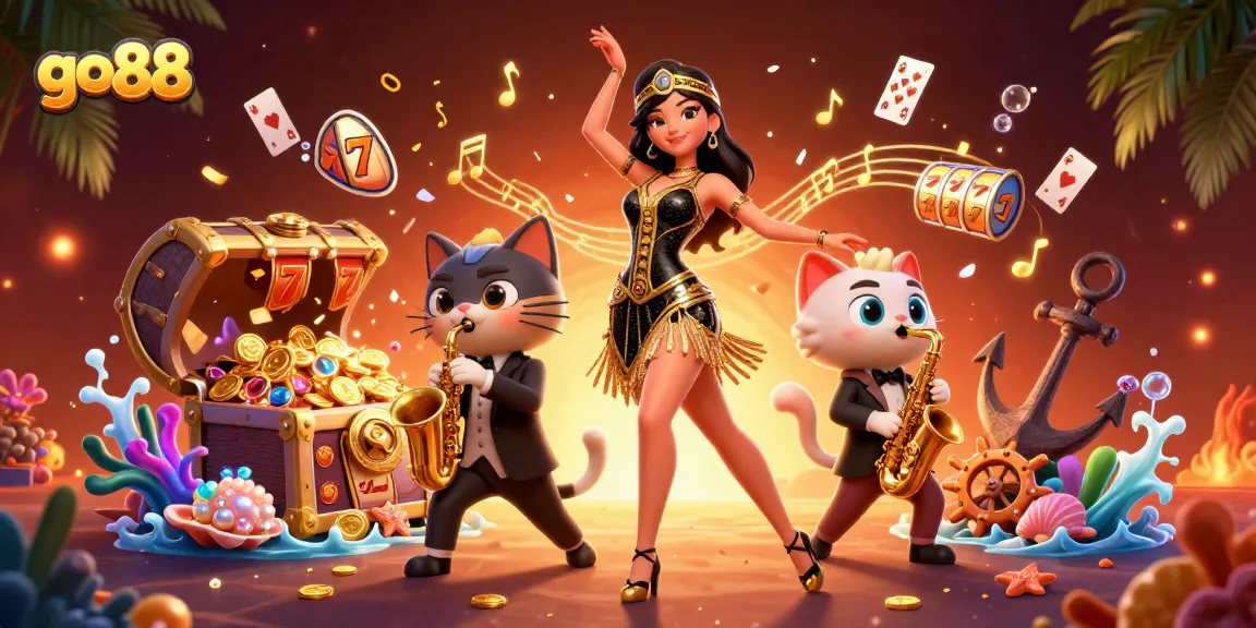 Experience thrilling gameplay at go88 with vibrant casino elements and engaging characters.