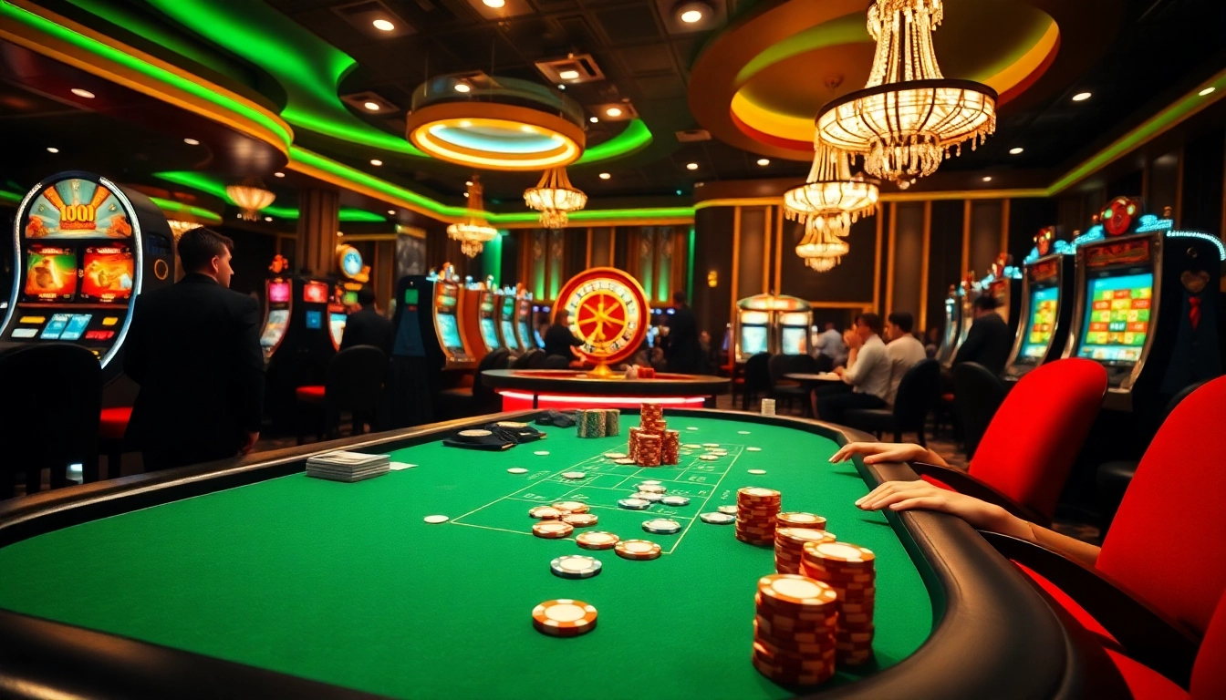 Experience thrilling gameplay at s8 com with vibrant casino tables and exciting gaming options.