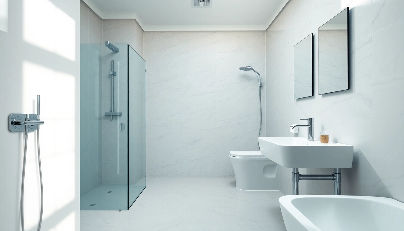 Sonni sanitär installations in a modern bathroom showcasing elegant design.
