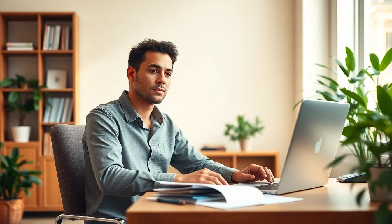 Learn how to find my perfect career with a focused professional analyzing options at a desk.