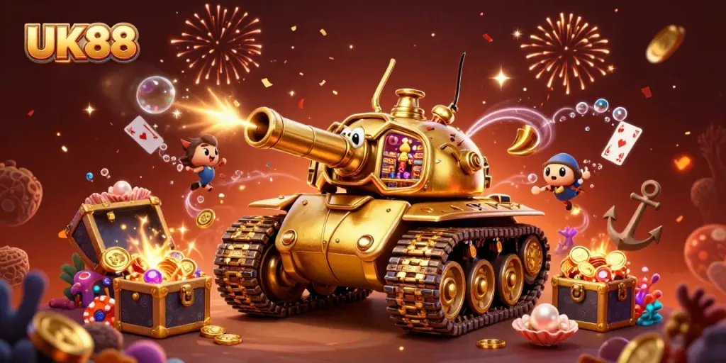 Experience the vibrant excitement of UK88 with a unique gambling scene filled with fun and treasures.