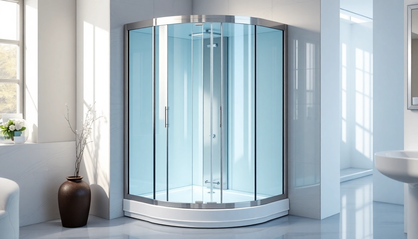 Die sonni Duschkabine 90x90 vereint modernes Design und Komfort in einem stilvollen Badezimmer.