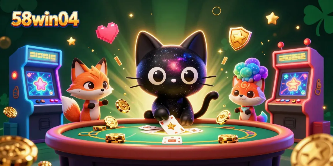 Experience the excitement of 58win04 with captivating casino elements and rich 3D details.