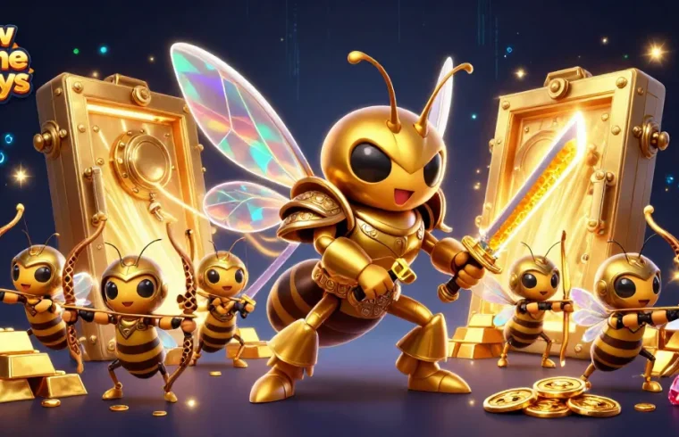 Win exciting rewards with new online pokies; a thrilling 3D casino illustration.
